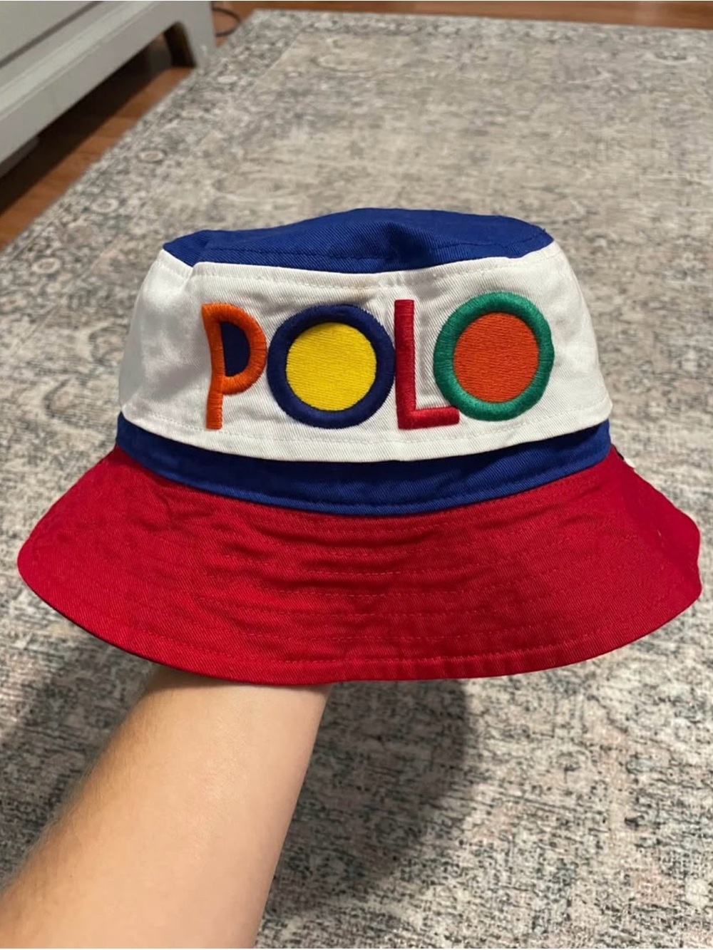 POLO by Ralph Lauren Bucket Hat | Multicolor Reversible Bucket Hat | Kids 8-18